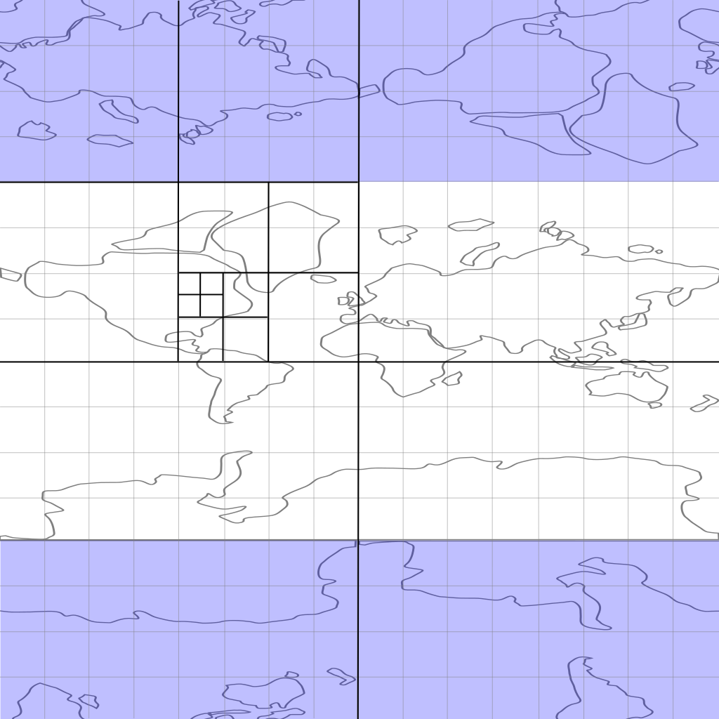 A binary map of the world